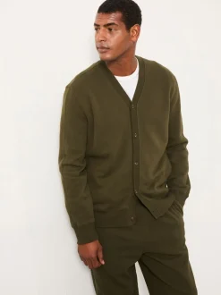 FatFace Brooke Dark Green Cardigan