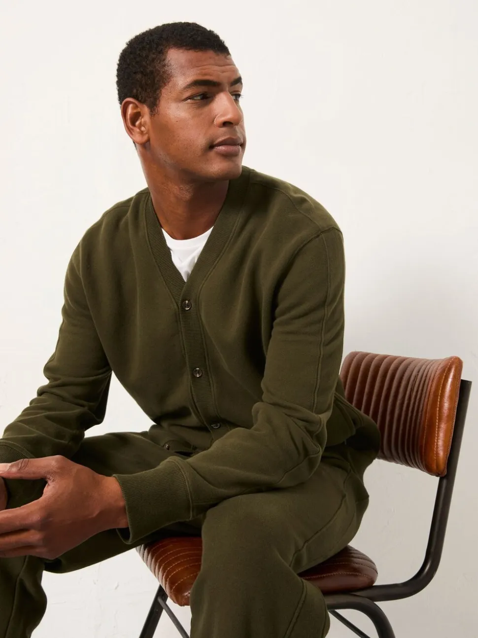 FatFace Brooke Dark Green Cardigan