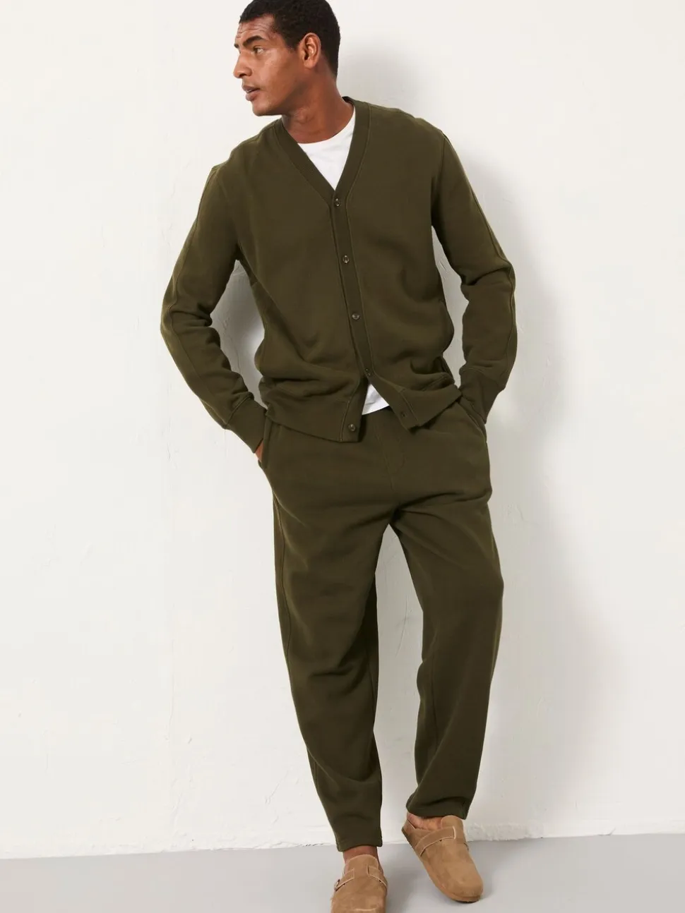 FatFace Brooke Dark Green Cardigan