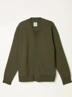 FatFace Brooke Dark Green Cardigan