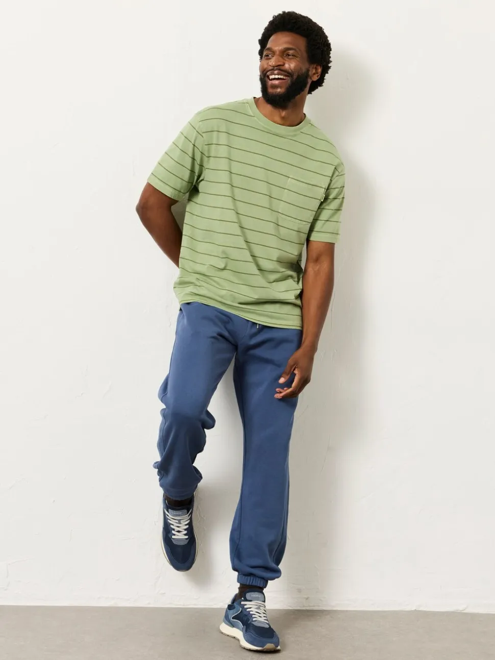 FatFace Brooke Denim Dark Blue Cuffed Joggers