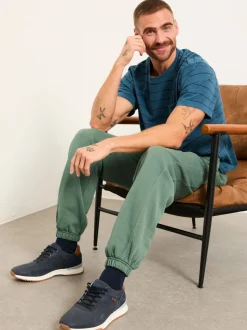 FatFace Brooke Jade Green Cuffed Joggers