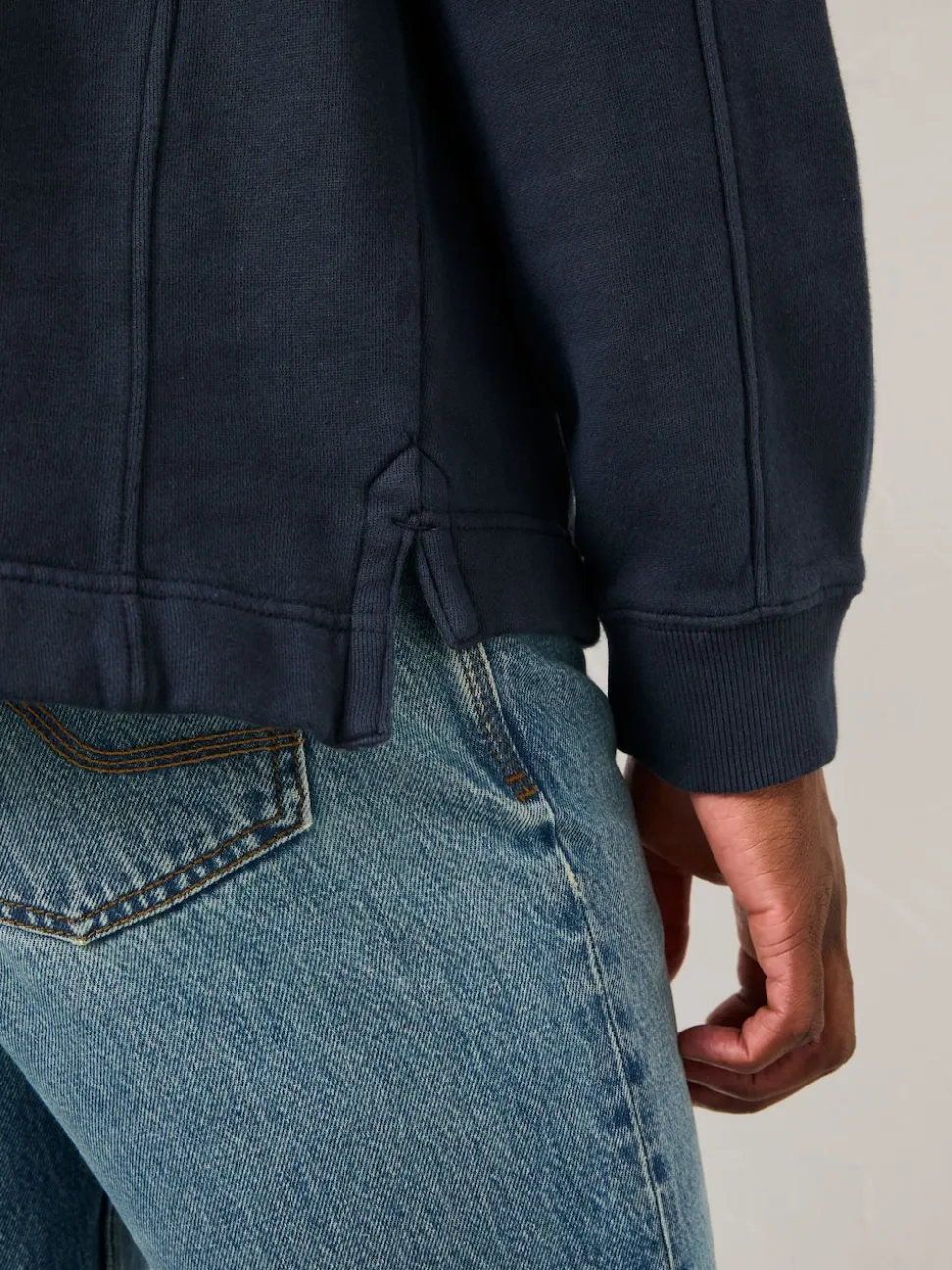 FatFace Brooke Navy Crew Sweat