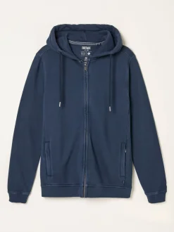 FatFace Brooke Navy Zip Through Hoodie