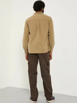 FatFace Bude Dark Brown Cargo Trousers