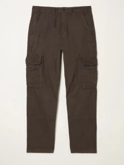FatFace Bude Dark Brown Cargo Trousers