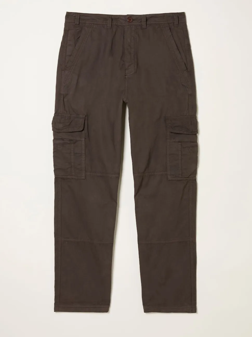 FatFace Bude Dark Brown Cargo Trousers