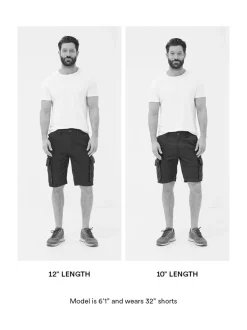 FatFace Bude Dark Teal Blue Cargo Shorts