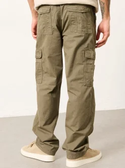 FatFace Bude Khaki Green Cargo Trousers