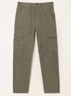 FatFace Bude Khaki Green Cargo Trousers