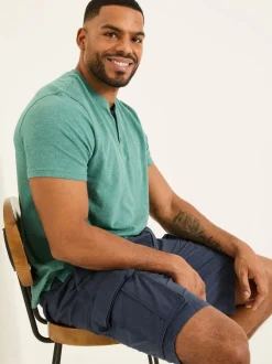 FatFace Bude Navy Cargo Shorts