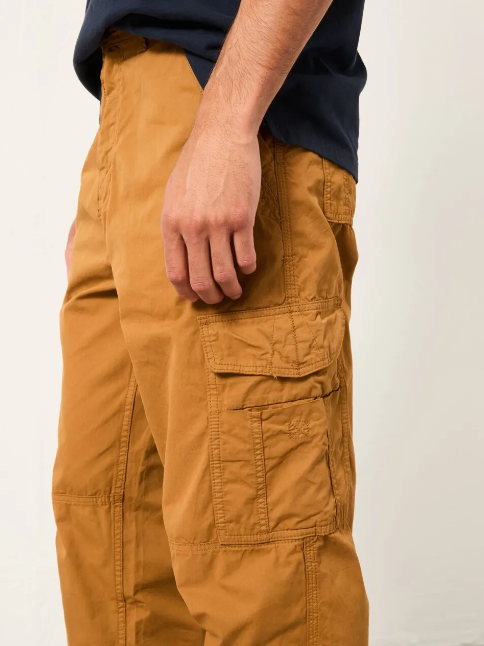 FatFace Bude Tan Brown Cargo Trousers
