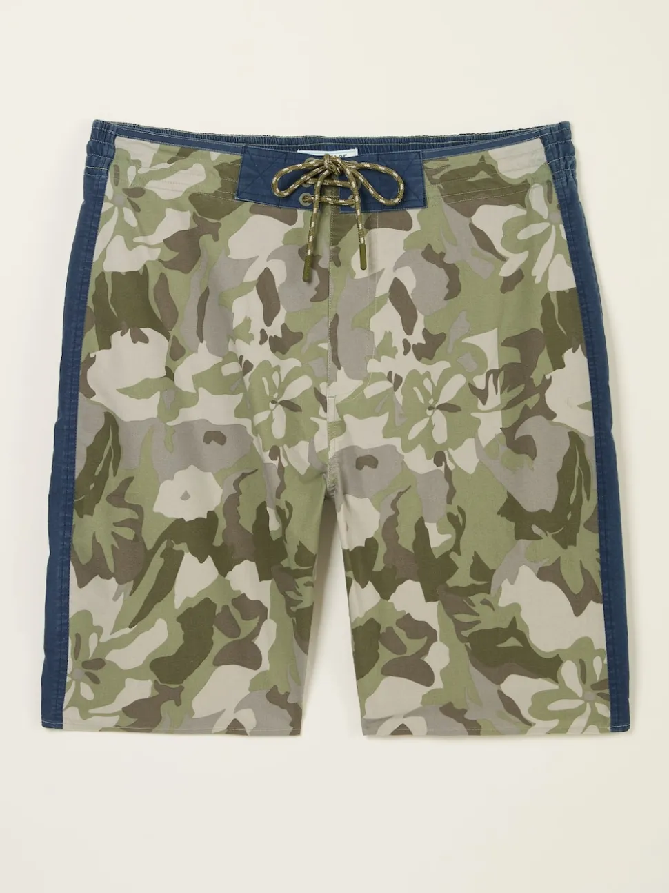 FatFace Camber Green Camo Swim Shorts