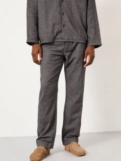 FatFace Charcoal Grey Brushed Twill Pyjama Bottoms