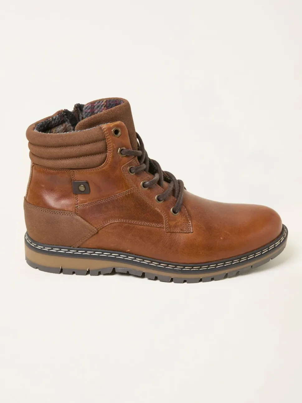 FatFace Chiltern Tan Brown Men's Leather Boot