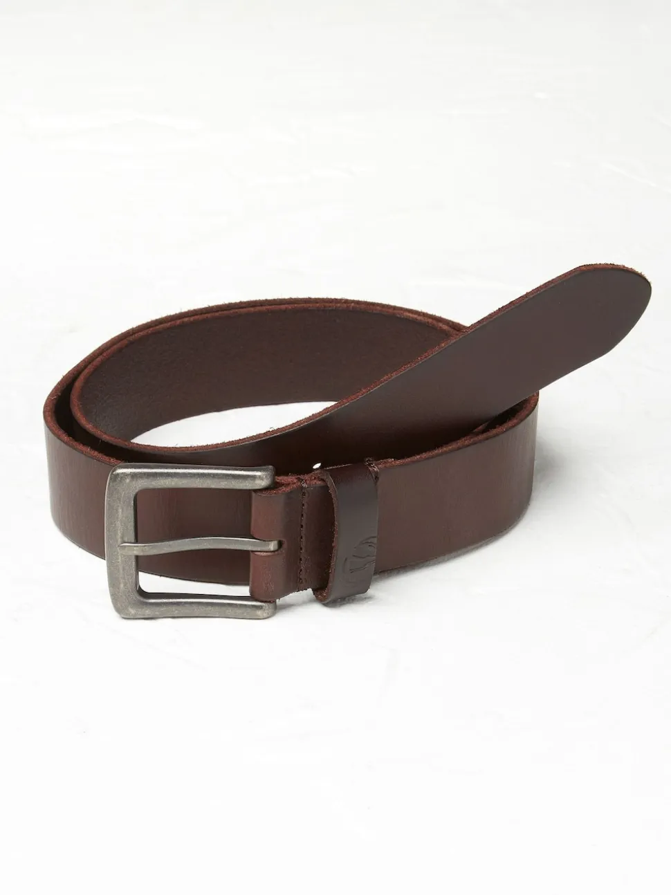 FatFace Chocolate Brown Italian Leather Belt