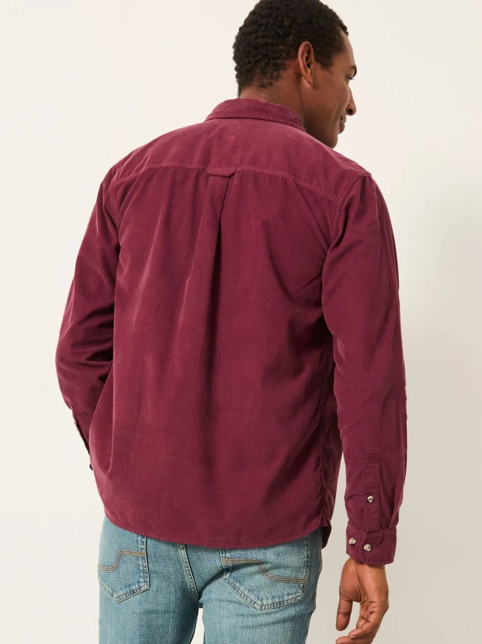 FatFace Claret Long Sleeve Cord Shirt