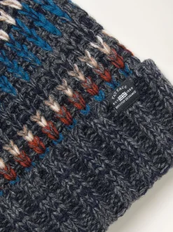 FatFace Connor Grey Stitch Beanie