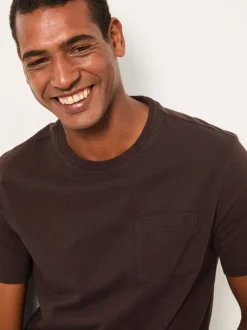 FatFace Cove Chocolate Brown Pocket T-Shirt