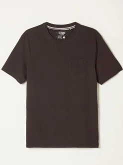 FatFace Cove Chocolate Brown Pocket T-Shirt