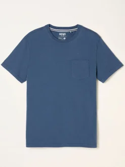 FatFace Cove French Navy Pocket T-Shirt