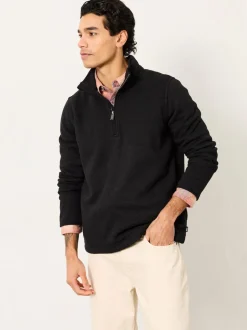 FatFace Dalton Black Fleece Sweat