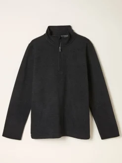 FatFace Dalton Black Fleece Sweat