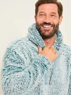 FatFace Dark Teal Sofa Snuggle Hoodie