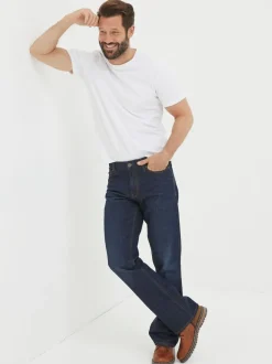 FatFace Dark Vintage Blue Bootcut Jeans