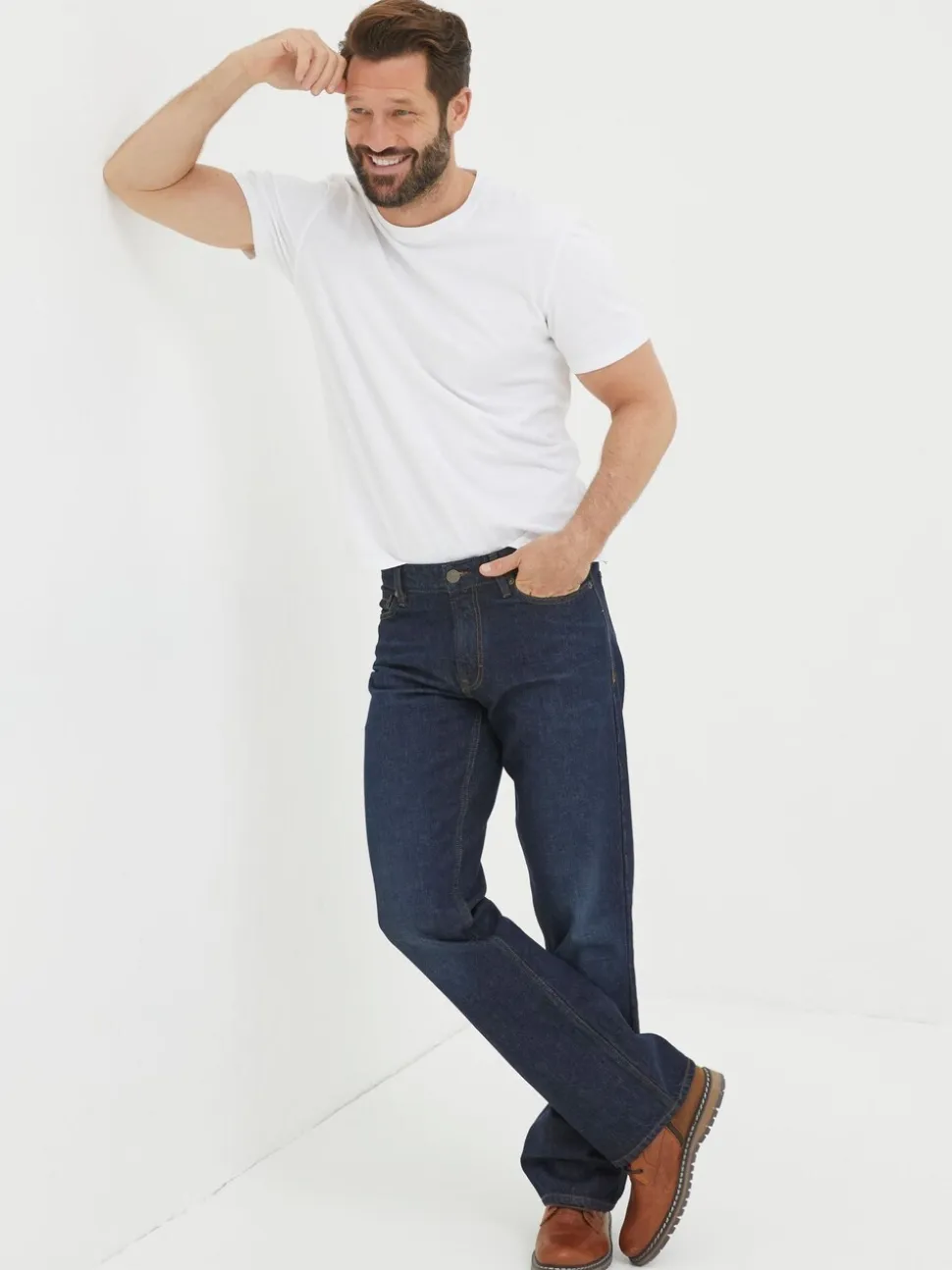 FatFace Dark Vintage Blue Bootcut Jeans