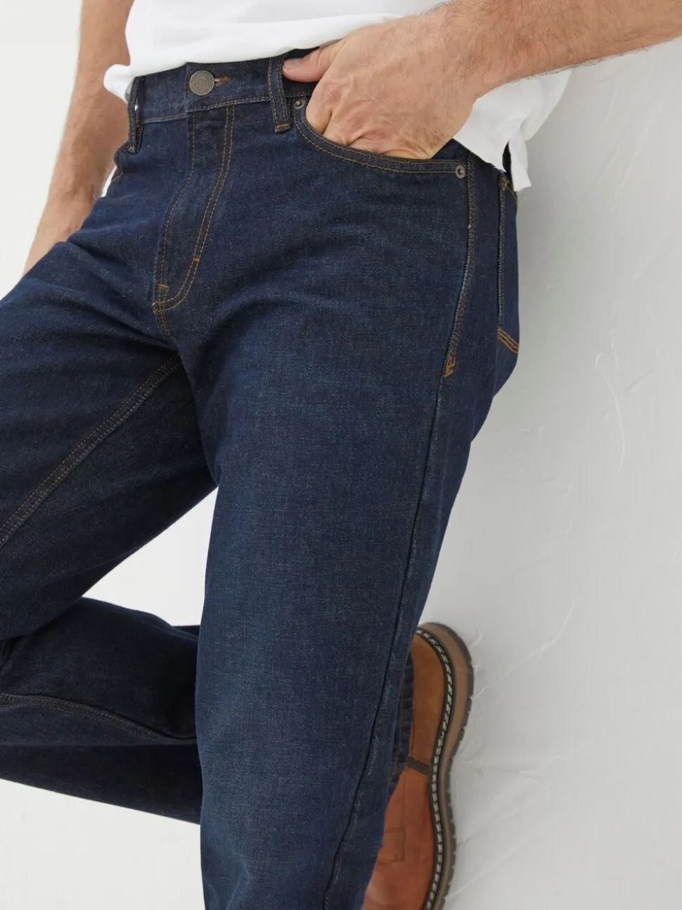 FatFace Dark Vintage Blue Bootcut Jeans