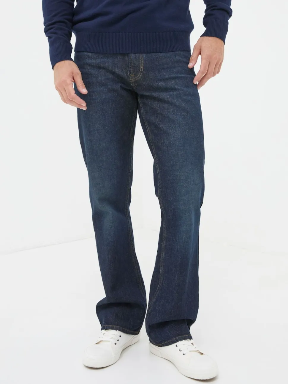 FatFace Dark Vintage Blue Bootcut Jeans