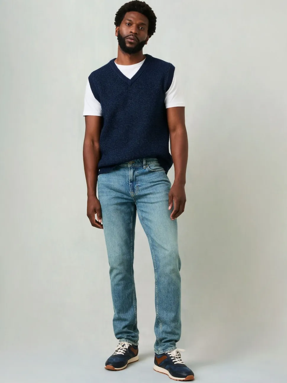 FatFace Denim Blue Tint Slim Fit Jeans