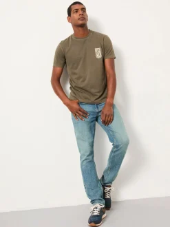 FatFace Denim Blue Tint Slim Fit Jeans