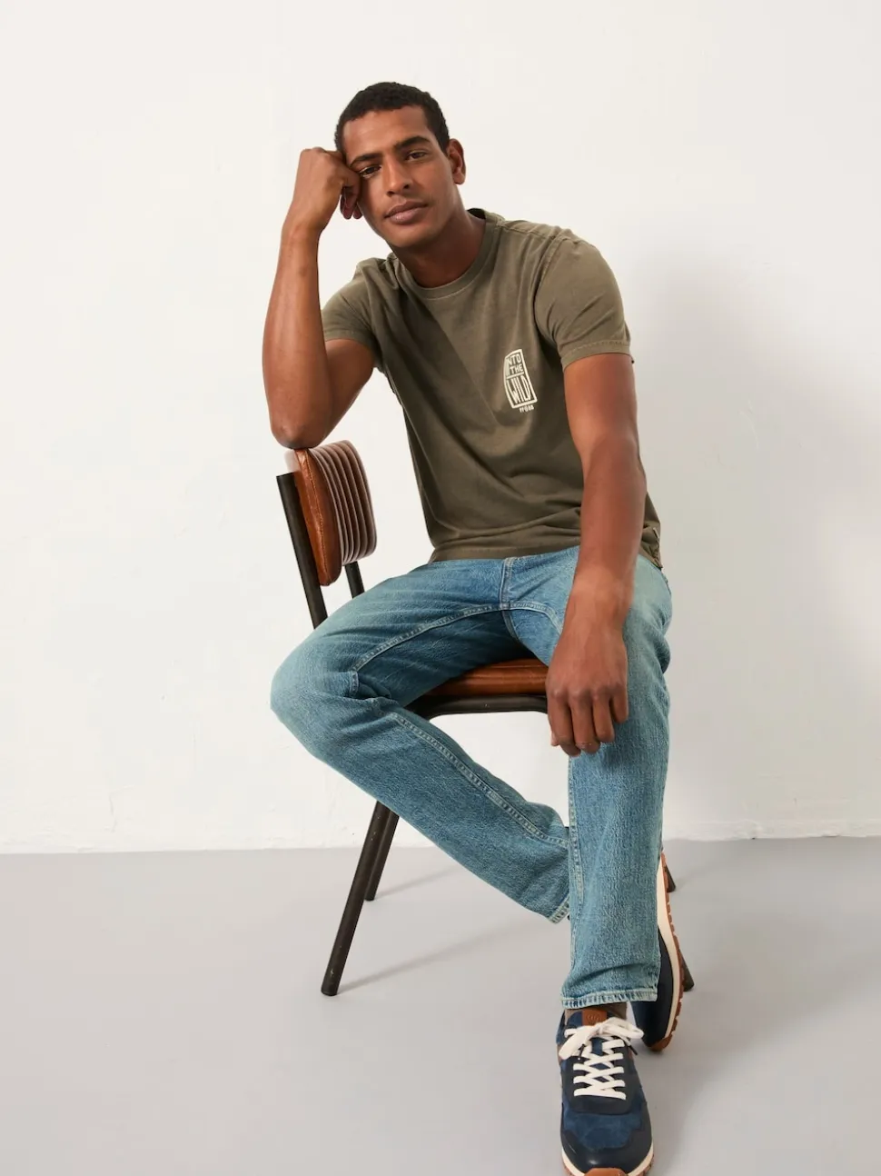 FatFace Denim Blue Tint Slim Fit Jeans