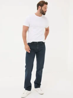 FatFace Denim Dark Blue Straight Fit Straight Fit Jeans