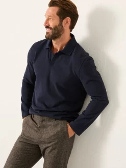 FatFace Elcot Navy Collar Sweat