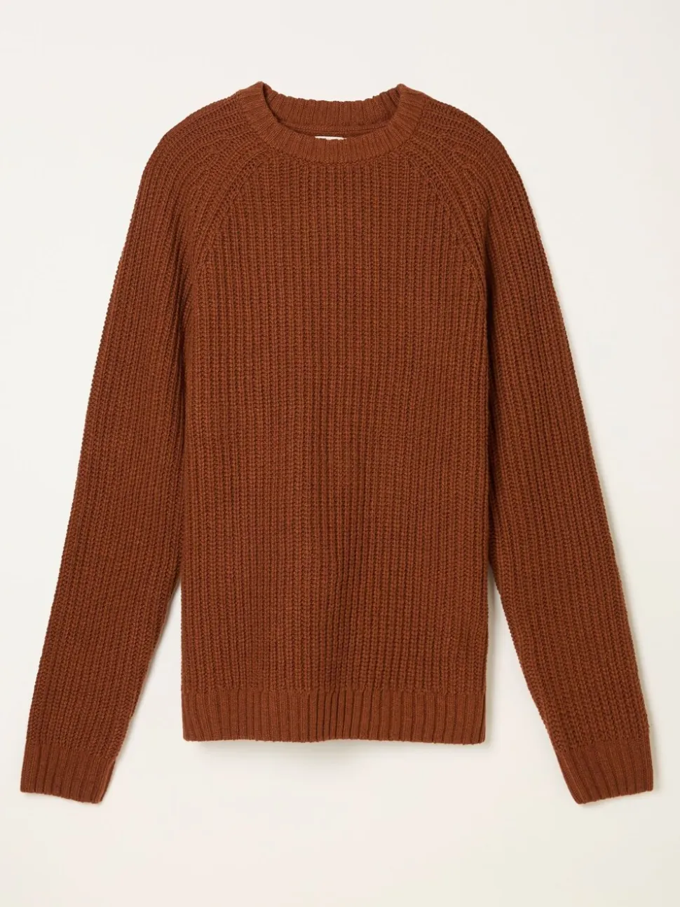 FatFace Fife Terracotta Knitted Crew Jumper