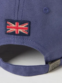 FatFace French Navy 100% Cotton Canvas Baseball Cap