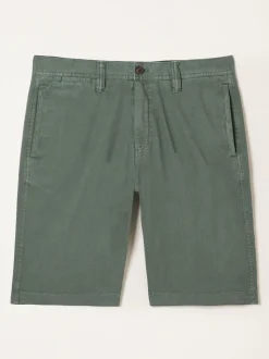 FatFace Green Stow Garment Dye Chino Shorts