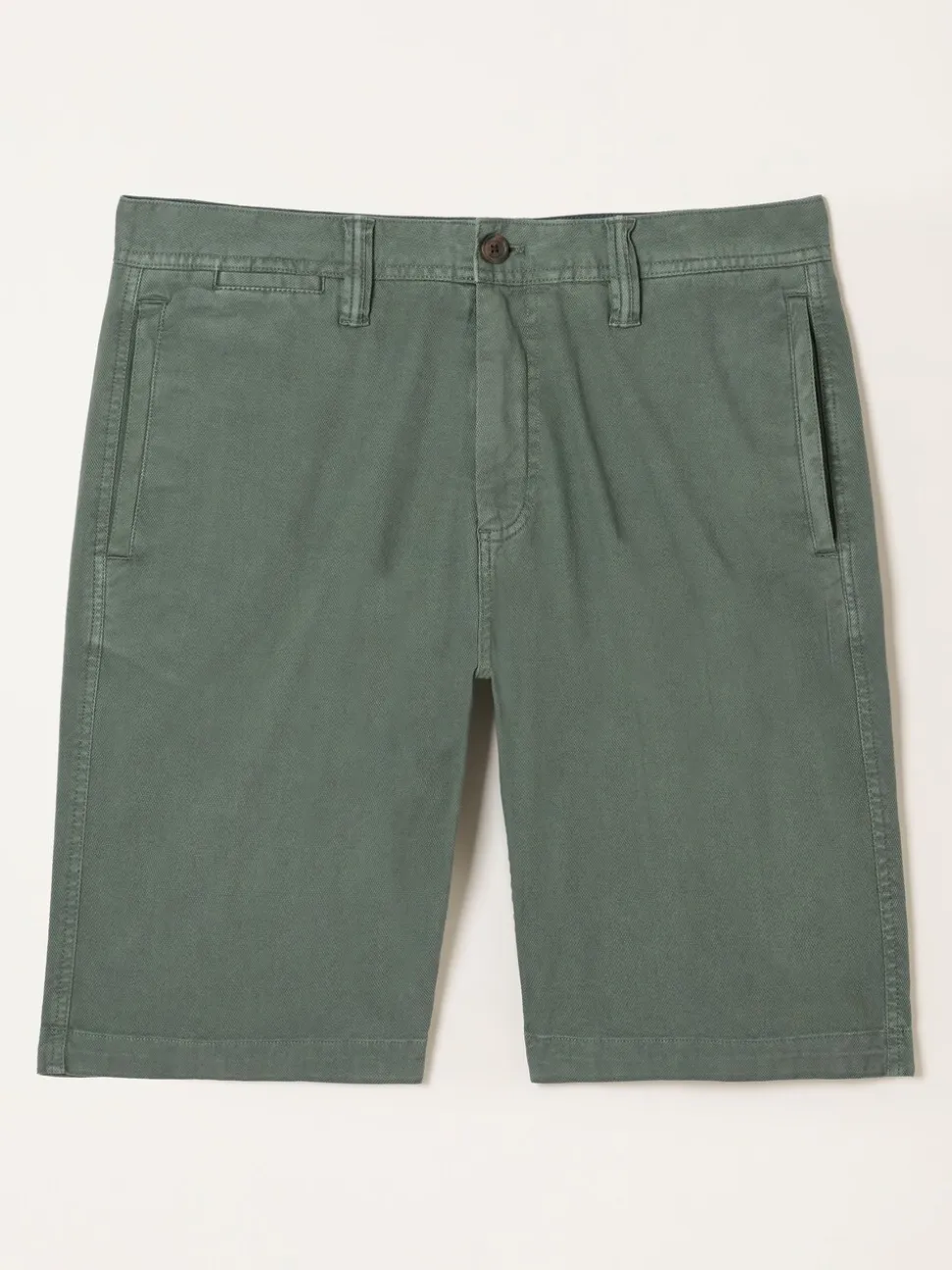 FatFace Green Stow Garment Dye Chino Shorts