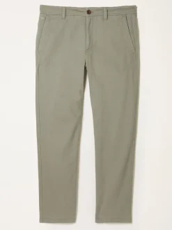FatFace Green Straight Fit Twill Coastal Chino Trousers