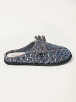 FatFace Grey Spencer Stag Slipper