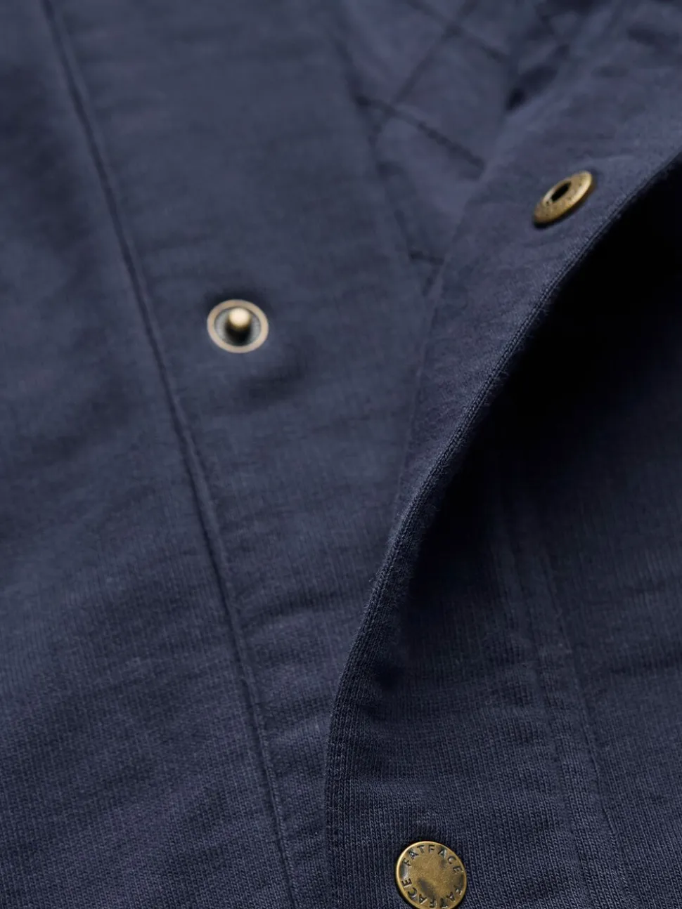 FatFace Harrington Navy Harrington Sweat Jacket