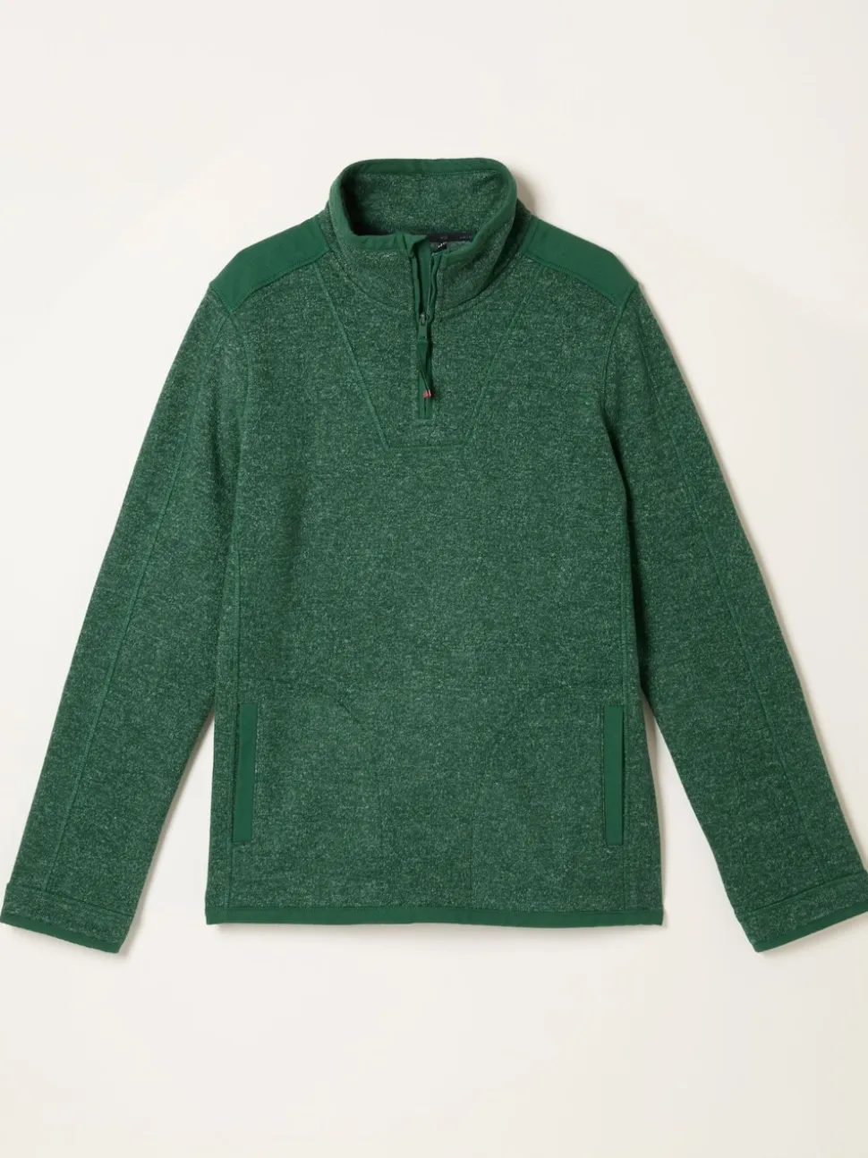 FatFace Haxby Emerald Green Half Zip Sweat