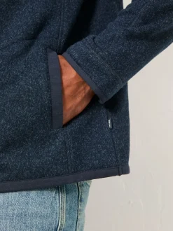 FatFace Haxby Navy Half Zip Sweat