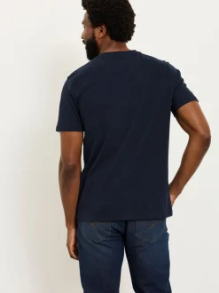 FatFace Henley White Short Sleeve Tshirts 2 Pack