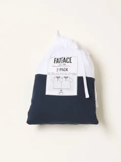 FatFace Henley White Short Sleeve Tshirts 2 Pack