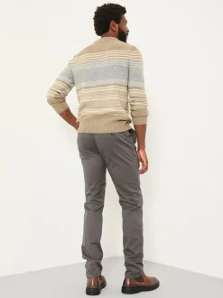 FatFace Heyshott Dark Grey Slim Chinos