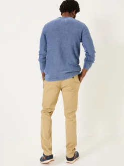 FatFace Heyshott White Stone Slim Chinos
